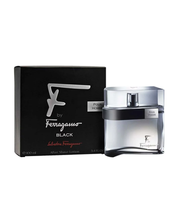 Salvatore Ferragamo F by Ferragamo Black Men's Eau deToilette 3.4 Oz